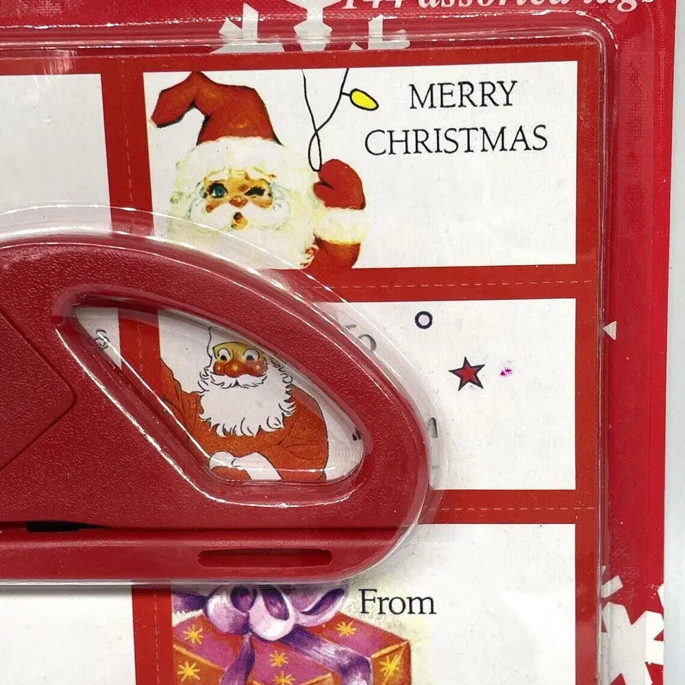Holiday Gift Tags and‎ Gift Wrap Cutter Brand NEW Pack of 144 Vintage